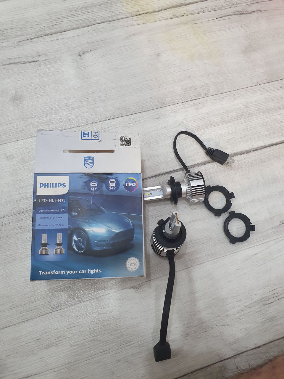 Лед лампы Philip's цоколь h7 - Авто в Батайск - фото 1