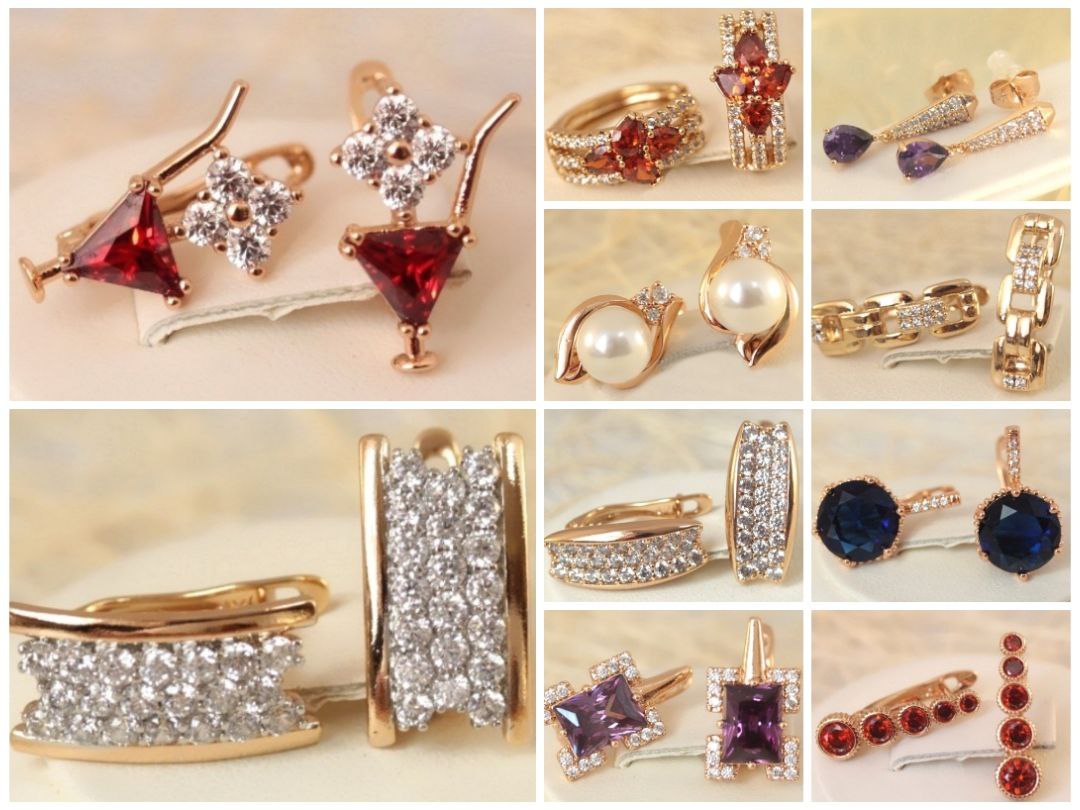 Серьги и кольца бижутерные - Хобби и отдых в Тверь - фото 3