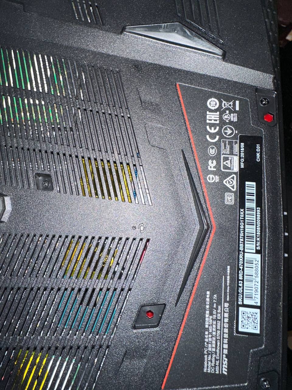 Игровой ноутбук MSI GL63 8RD-470XRU - Электроника в Брянск - фото 6