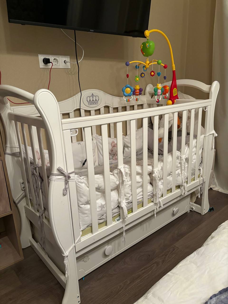 Продажа детской кроватки с матрасом и аксессуарами - Товары для детей в Хабаровск - фото 3