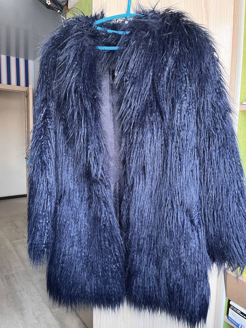 Шуба эко лама 40 размер - Одежда в Хабаровск