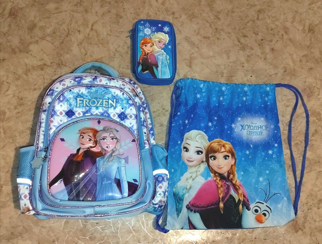 Рюкзак школьный ортопедический с пеналом и мешком для обуви - Товары для детей в Хабаровск - фото 2