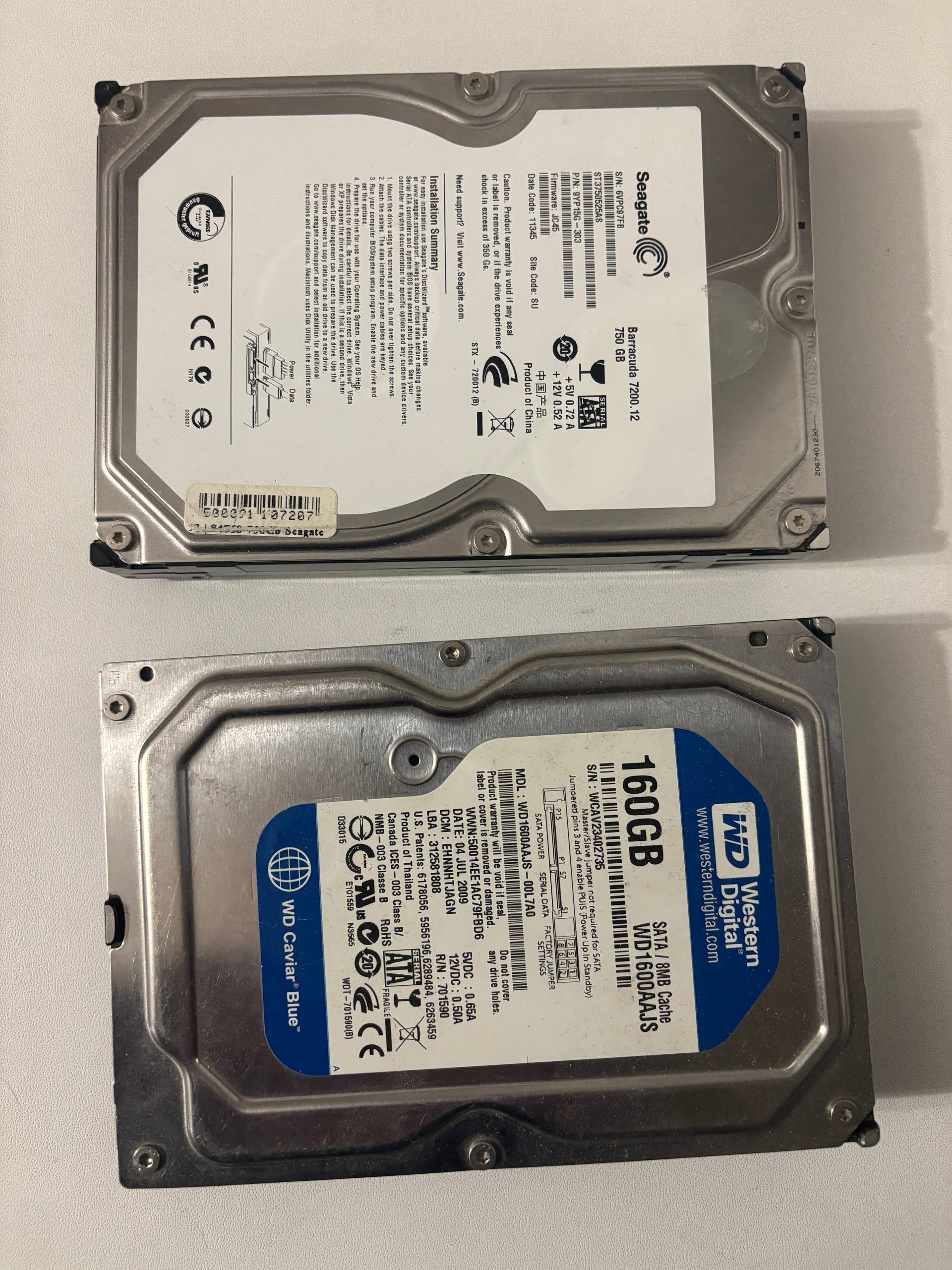 HDD 750 и 160гб - Электроника в Санкт-Петербург - фото 2