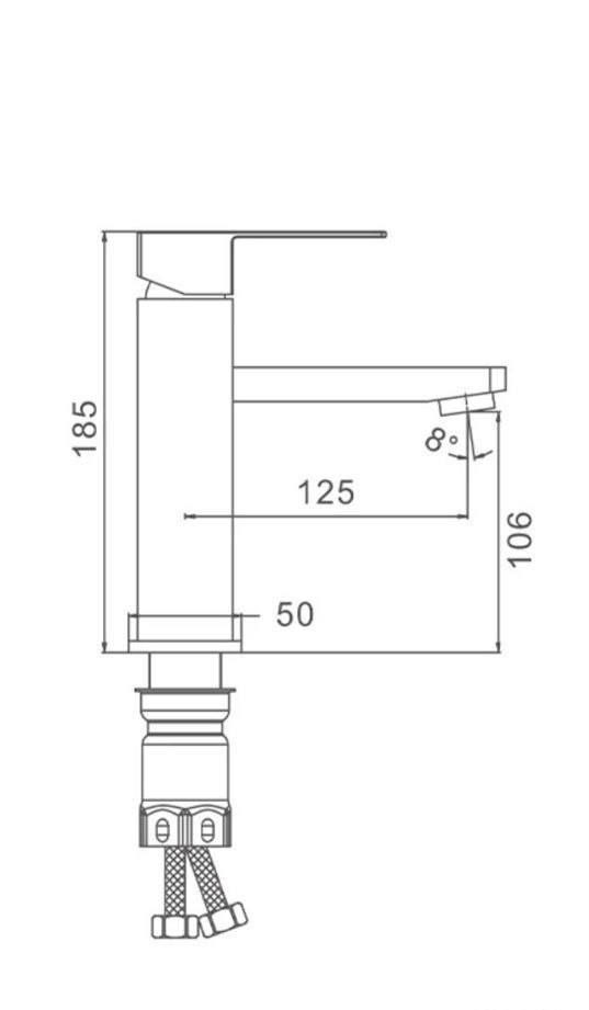 Смеситель Wasser zimmer ZM-7722-1H SUS 304 - Для дома и дачи в Санкт-Петербург - фото 5
