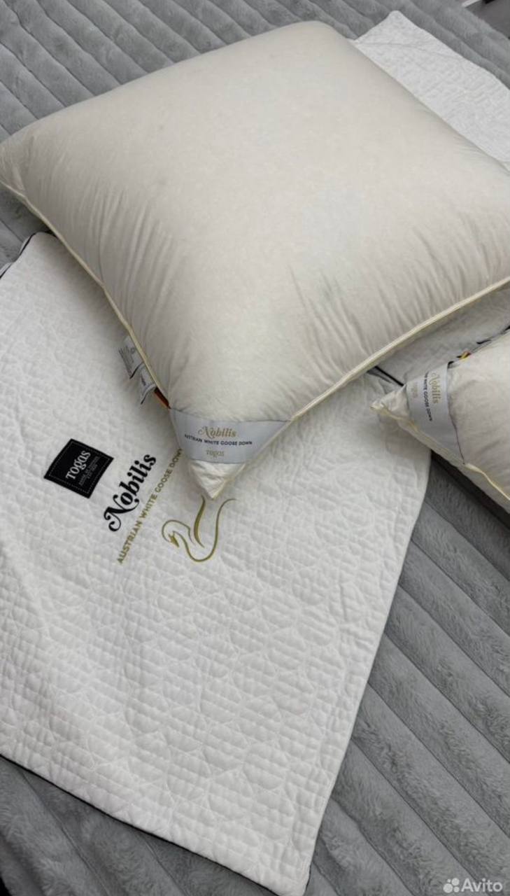 Белый австрийский гусиный пух подушка 70х70 - Для дома и дачи в Санкт-Петербург - фото 5