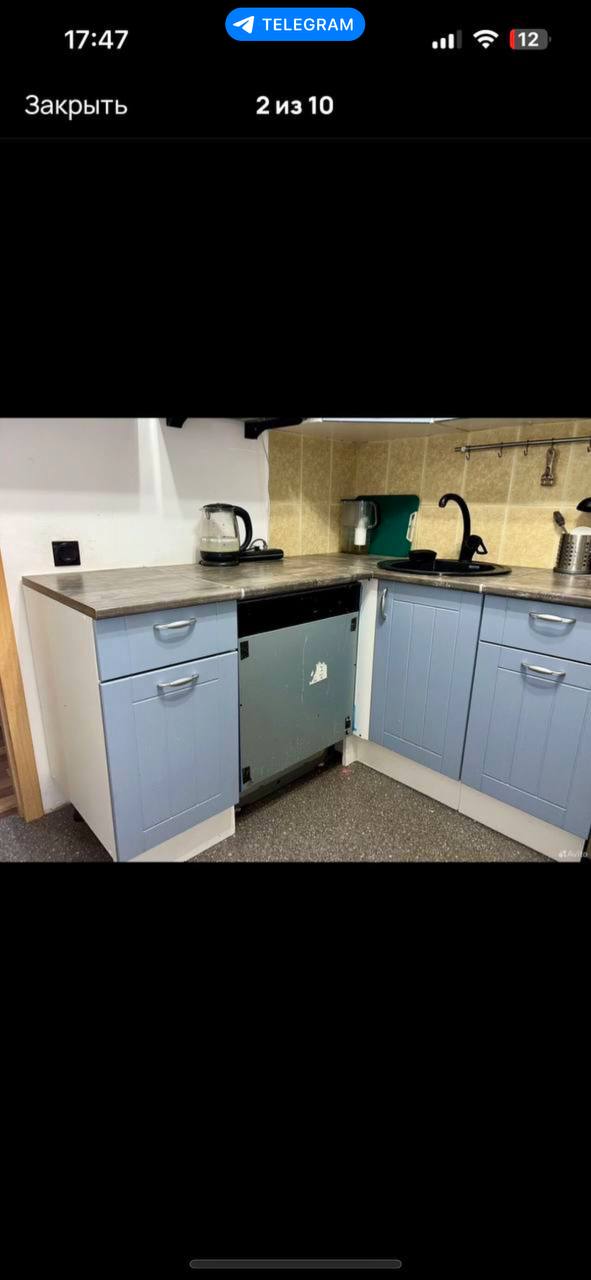 Кухонный гарнитур Кантри голубого цвета - частное объявление в Балашиха