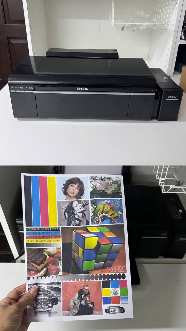 Продам рабочий цветной принтер Epson l805 - Электроника в Краснодар