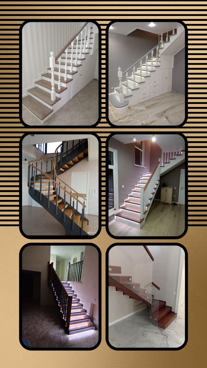 Модные современные лестницы под ключ - Услуги в Краснодар