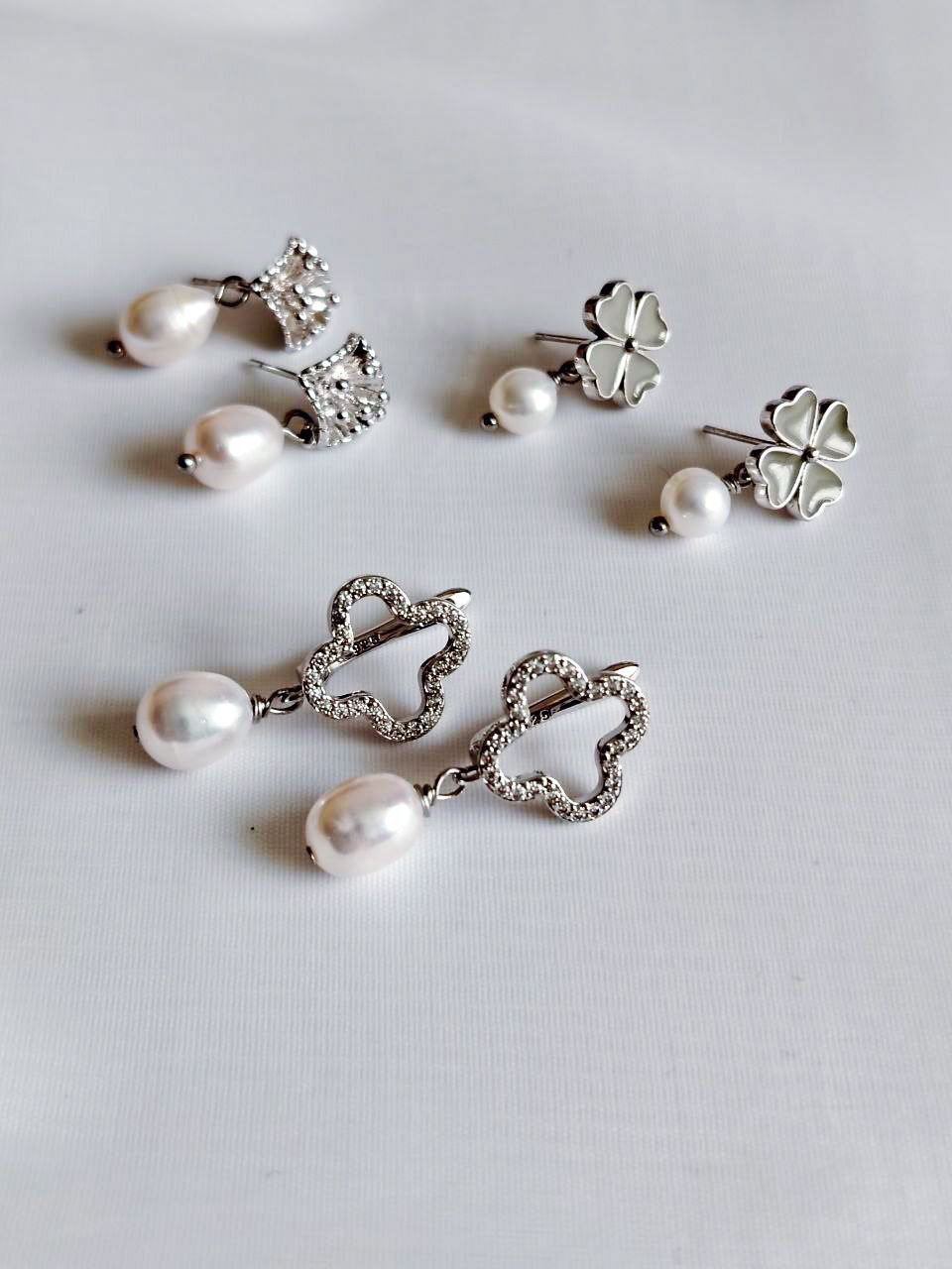 Серёжки с натуральным жемчугом - частное объявление в Краснодар