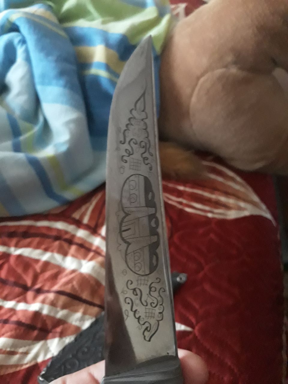 Нож для охоты и рыбалки из дамасской стали - Хобби и отдых в Омск - фото 6