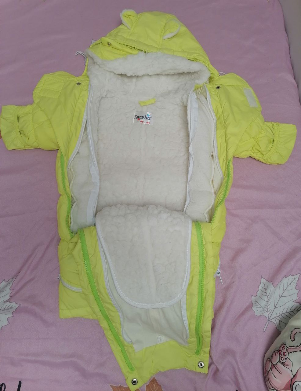 Зимний комбинезон-трансформер 68 размера - Товары для детей в ВОРОНЕЖ - фото 3