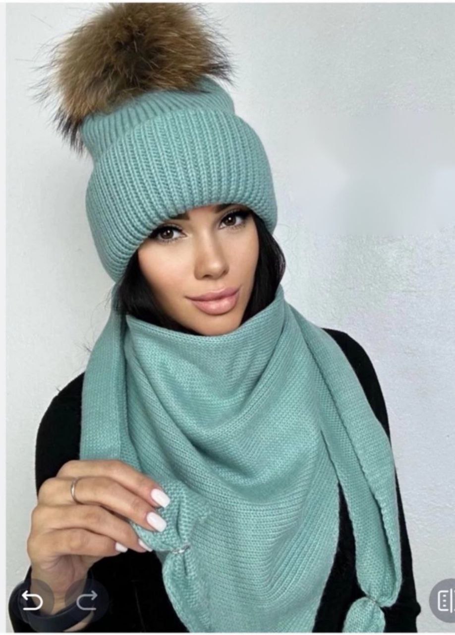 Комплект Шапка и Платок - Одежда в Чебоксары