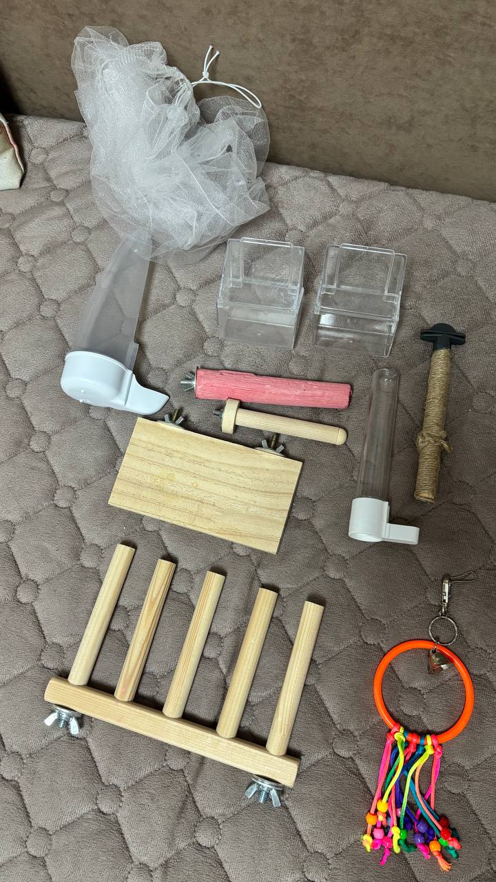 Комплект в клетку для птиц - частное объявление в Александровка Новоусманская | Воронеж