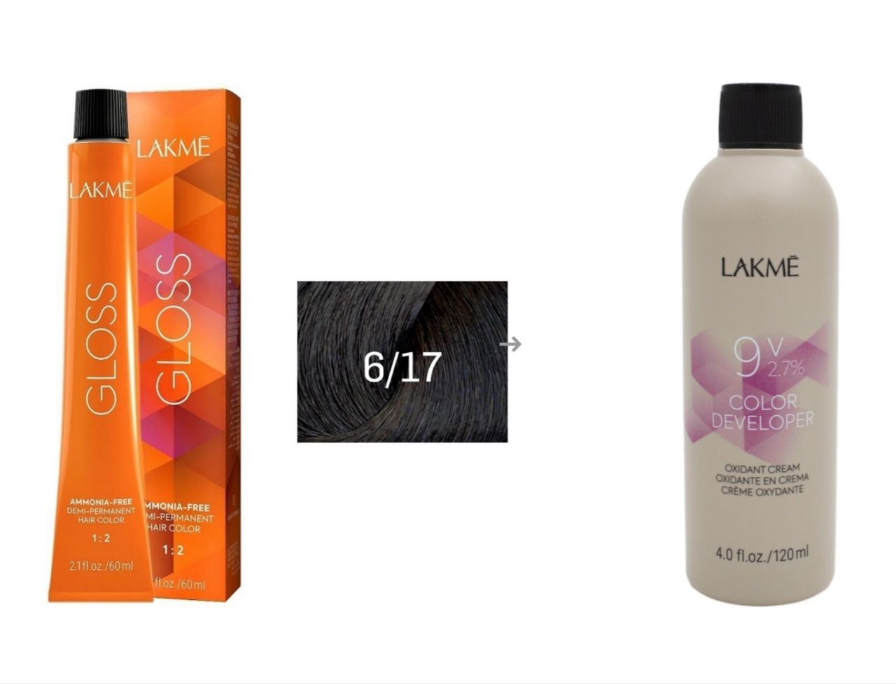 Продам краску для волос Lakme gloss и крем-окислитель - Красота и здоровье в Томск