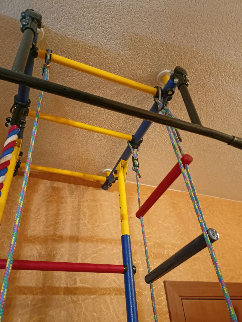 Детская спортивная стенка с турником и канатом - Товары для детей в Химки - фото 3