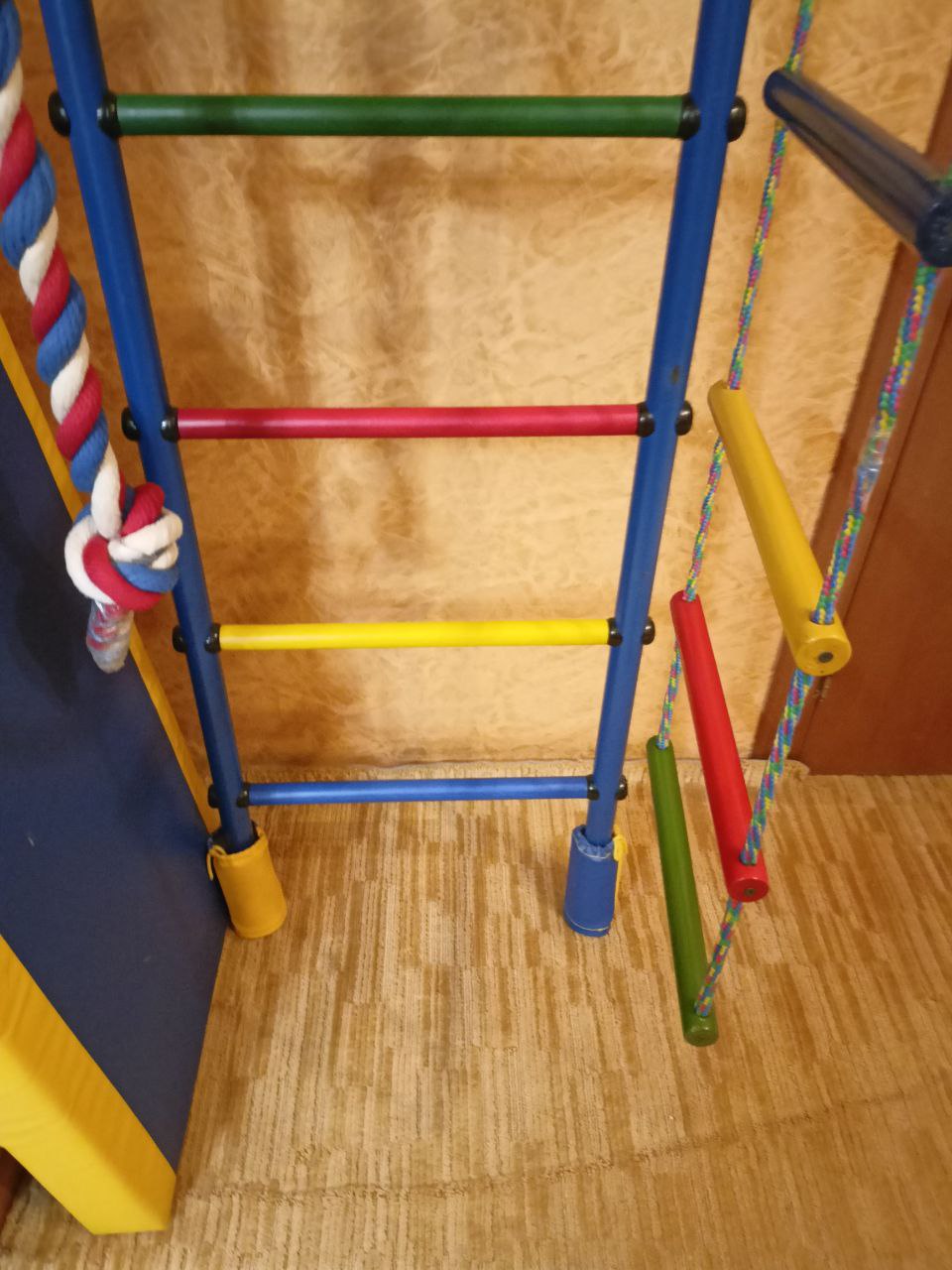 Детская спортивная стенка с турником и канатом - Товары для детей в Химки - фото 5