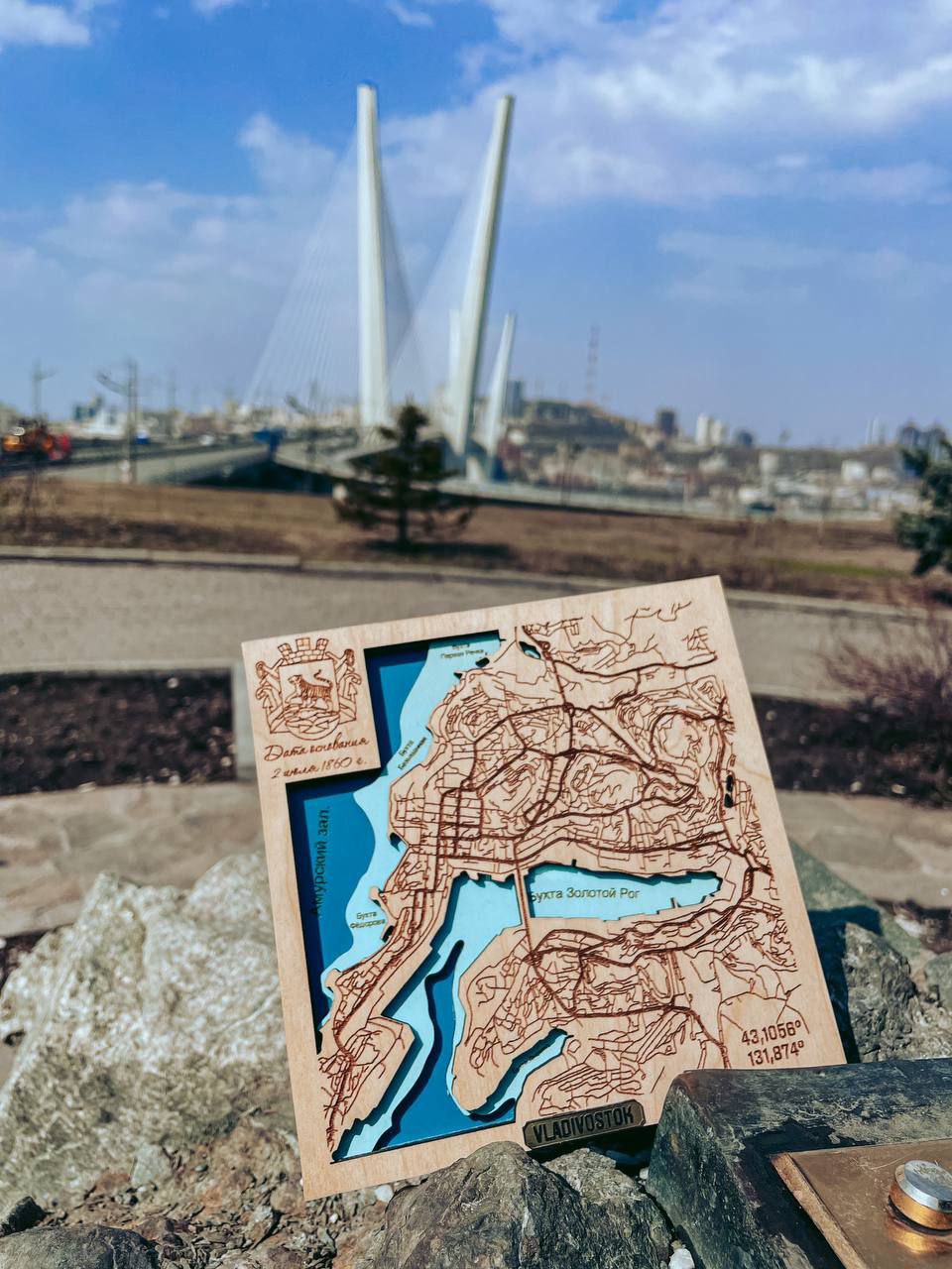 Карты городов ручной работы - Хобби и отдых в Владивосток