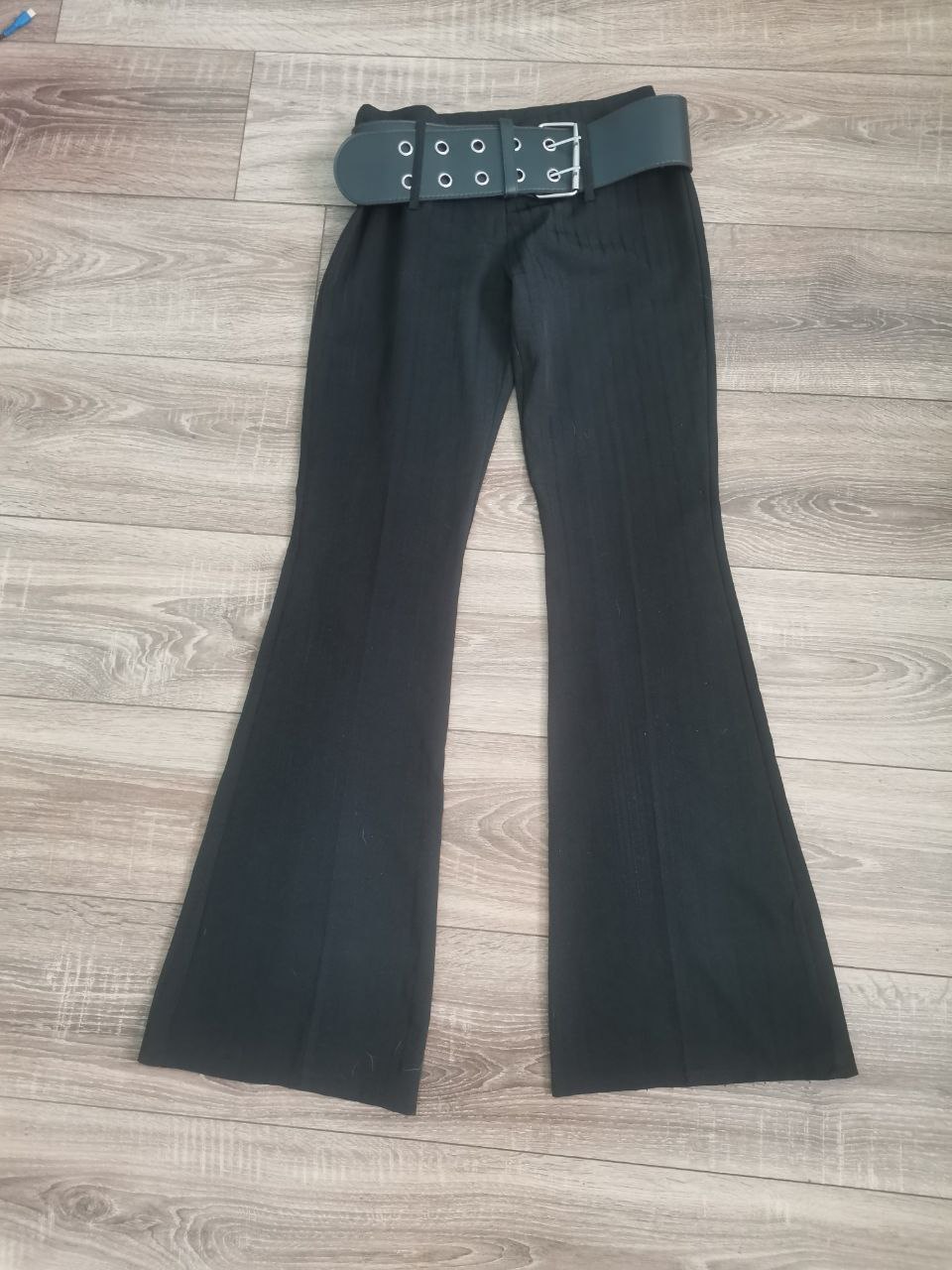 Брючки расклешенные с широким поясом - Одежда в Химки - фото 3