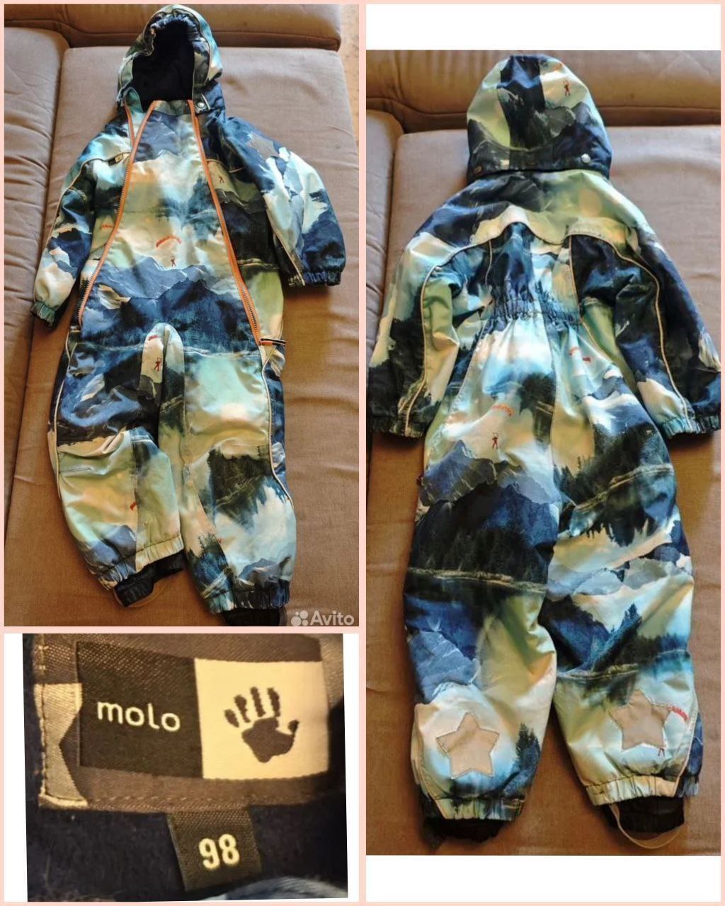 Яркий разноцветный комбинезон Molo для детей 3-4 лет - Товары для детей в Королёв