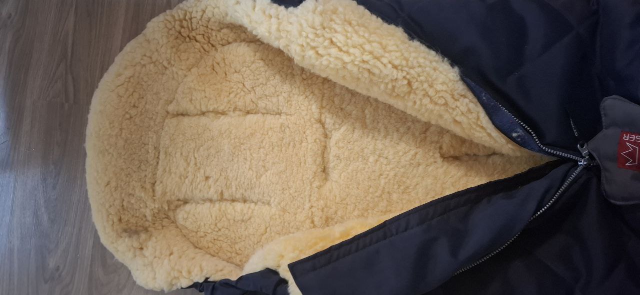 Конверт меховой Kaiser IGLU marine синий - Товары для детей в Мытищи, Королёв - фото 3