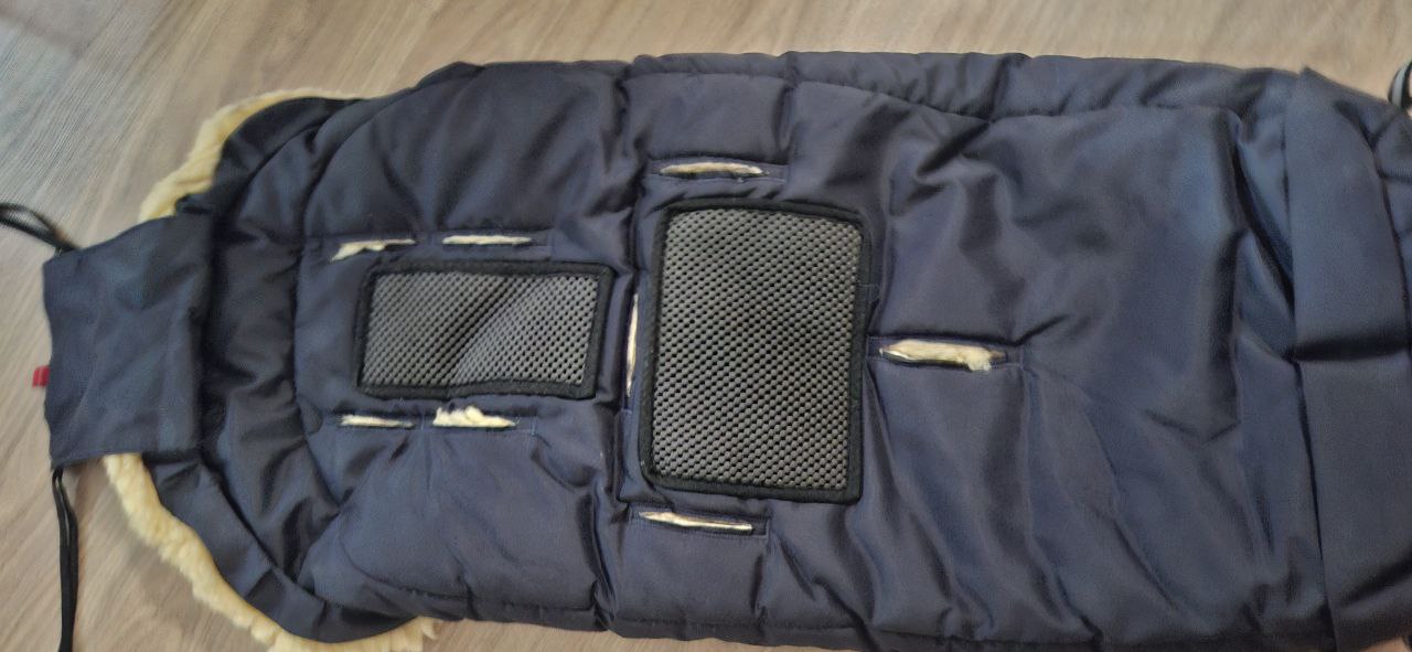 Конверт меховой Kaiser IGLU marine синий - Товары для детей в Мытищи, Королёв - фото 4