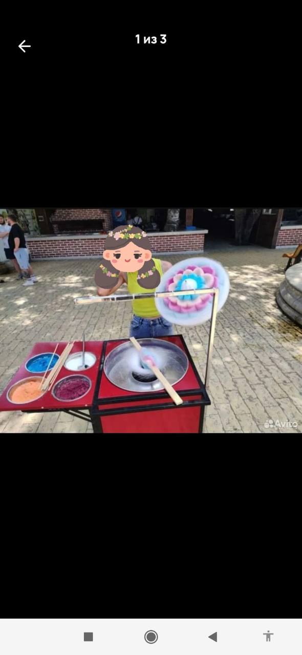 Аппарат сахарной ваты на газу б/у - Готовый бизнес и оборудование в Махачкала - фото 4