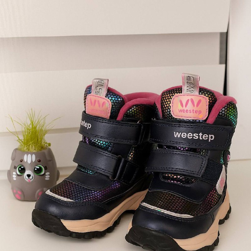 Зимние сапоги Wee Step фиолетового цвета - Товары для детей в Санкт-Петербург - фото 2