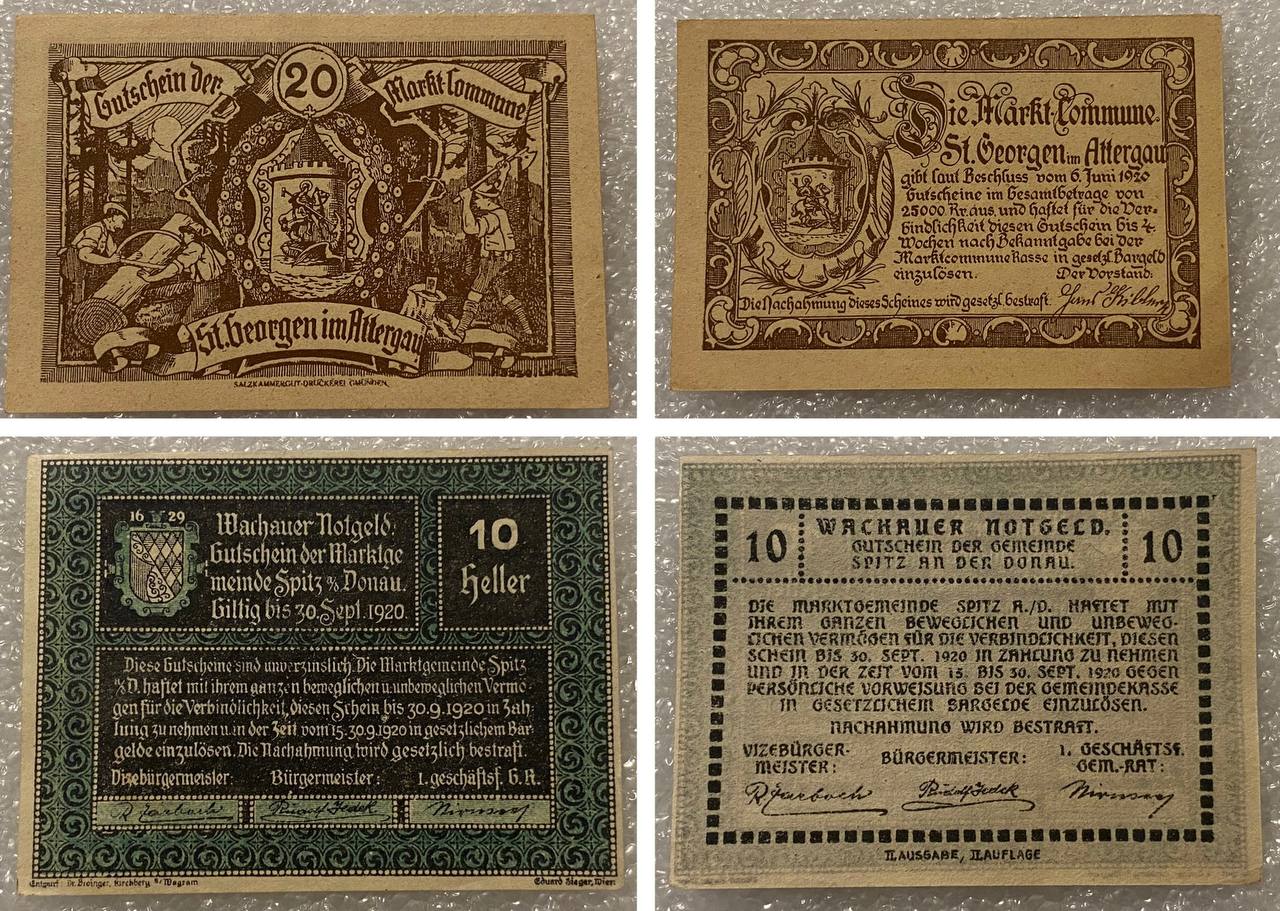 Банкноты нотгелды - Хобби и отдых в Екатеринбург - фото 3