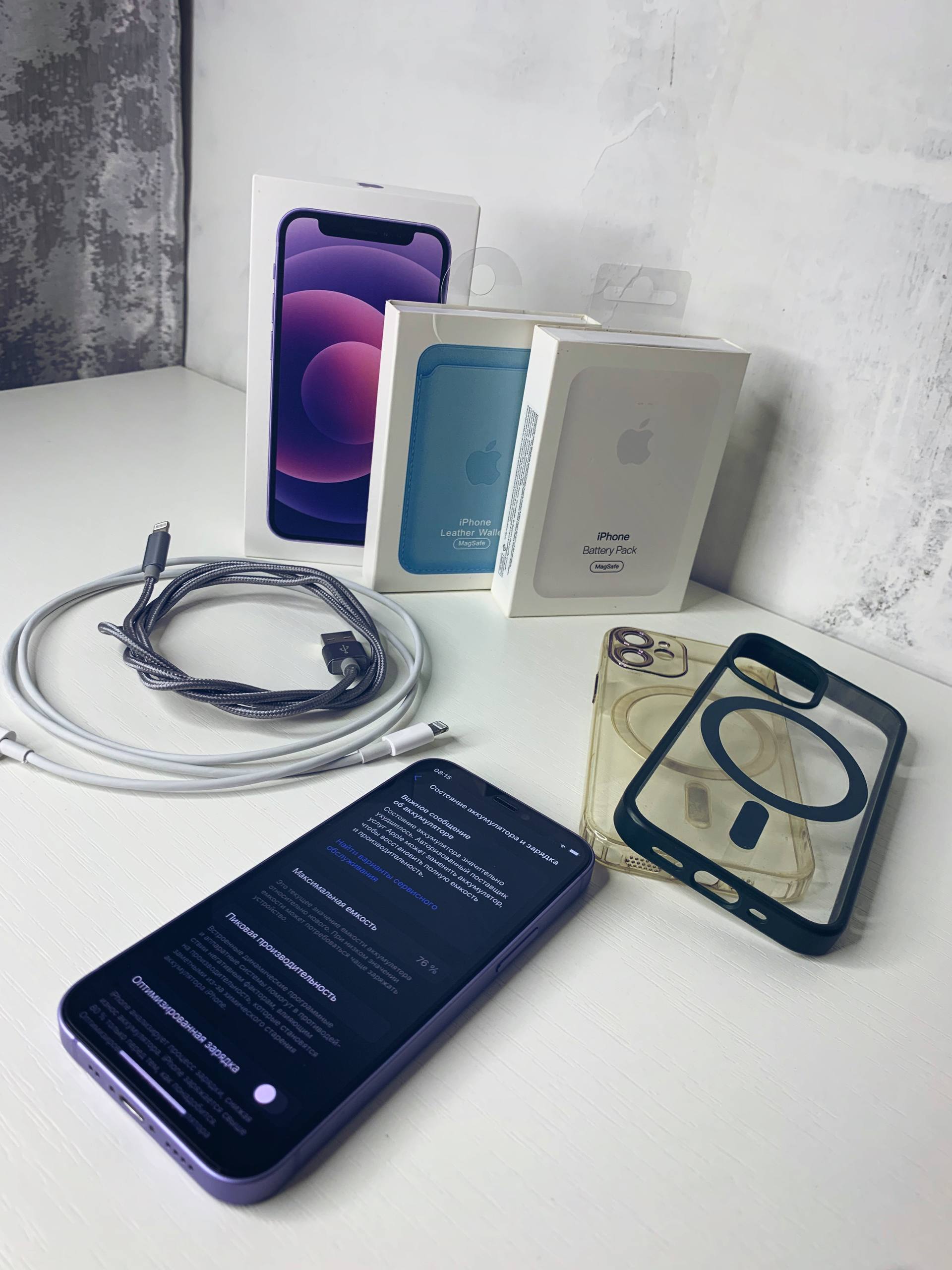 Продам iPhone 12 mini фиолетовый - Электроника в Набережные Челны - фото 5