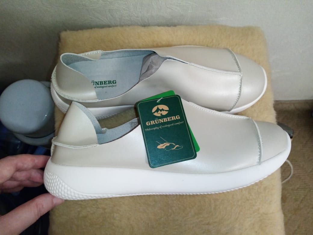 НОВЫЕ стильные слипоны GRUNBERG размер 41 - Одежда в Владивосток - фото 3