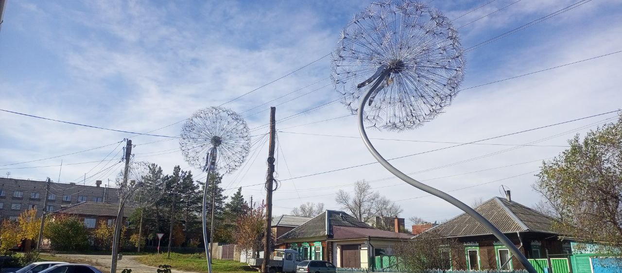 Одуванчики из оцинкованной проволоки ручной работы - Хобби и отдых в Красноярск - фото 5