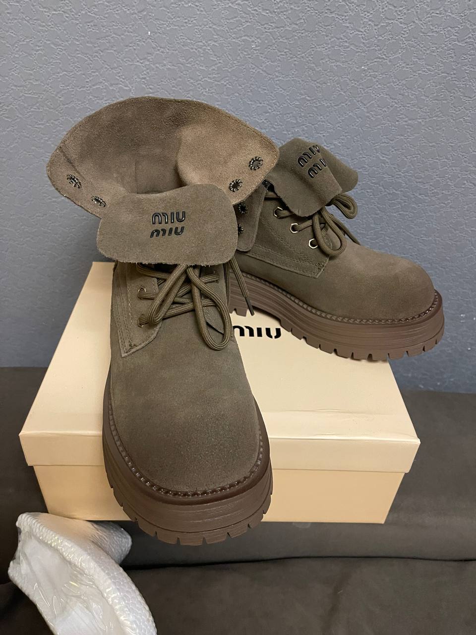 Ботинки новые Miu Miu - Одежда в Люберцы - фото 2