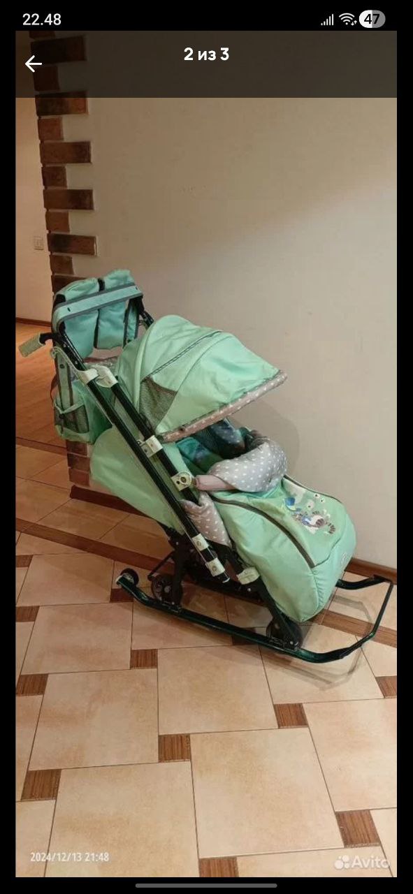 Детские санки-коляску Nika kids - Товары для детей в Казань - фото 2