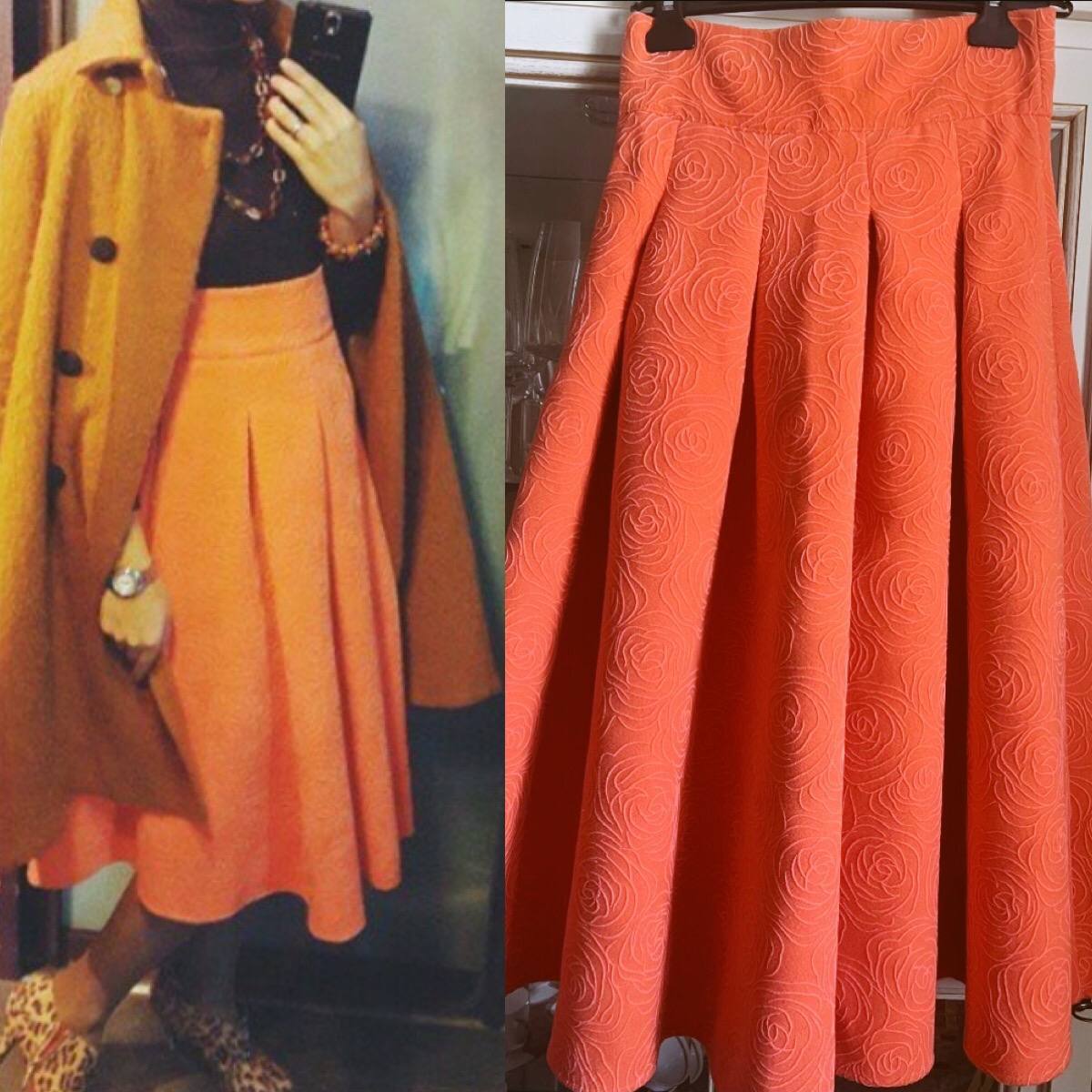 Тёплая юбка миди - Одежда в Балашиха