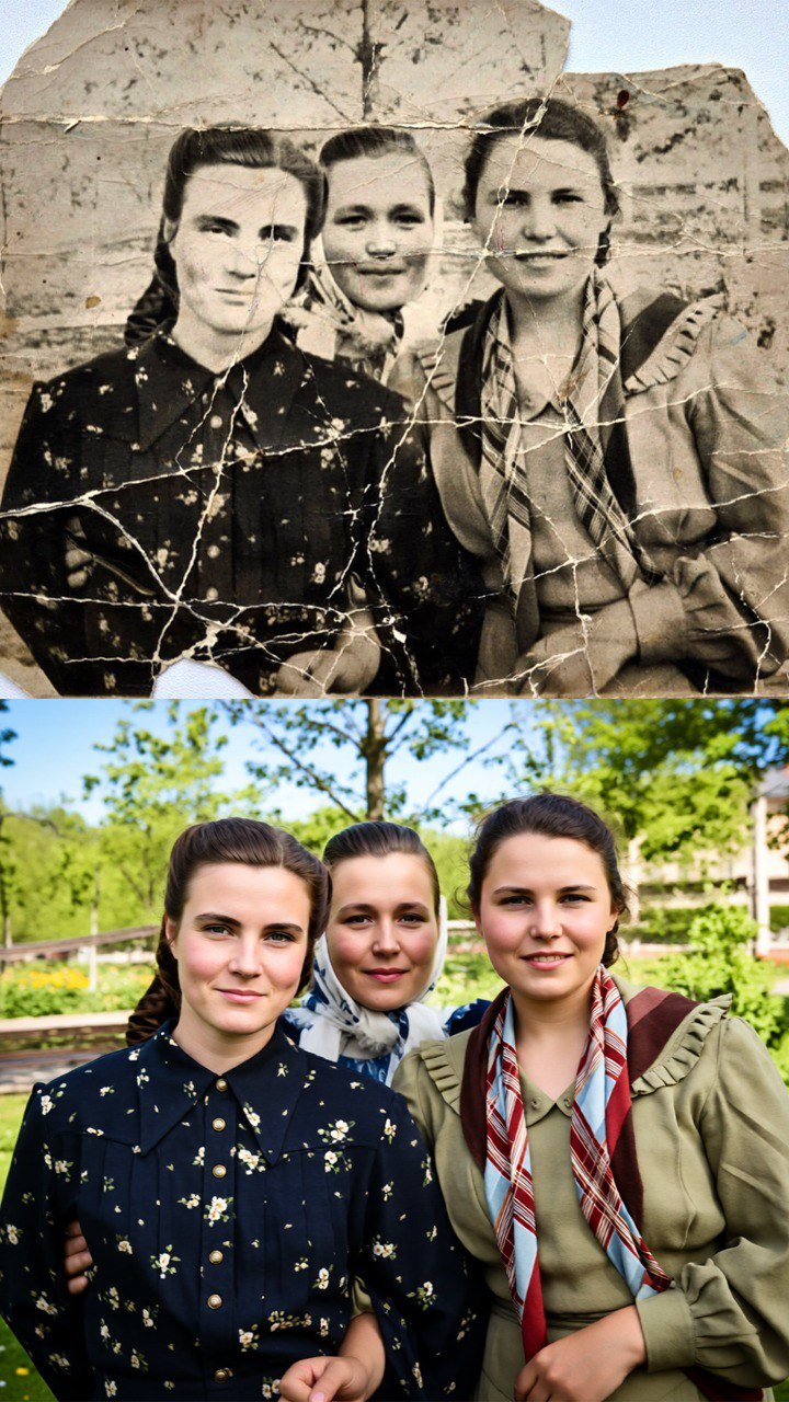 Реставрация старых фотографий - Услуги в Новосибирск