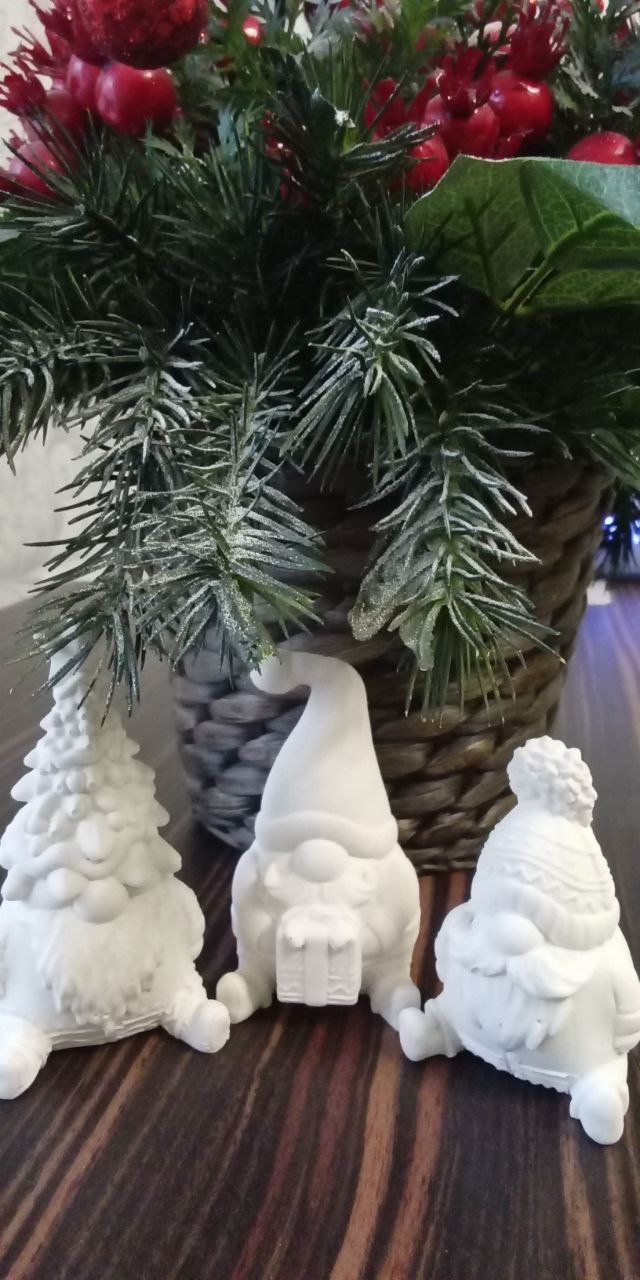 Гипсовые новогодние фигурки для детского творчества - Хобби и отдых в Казань