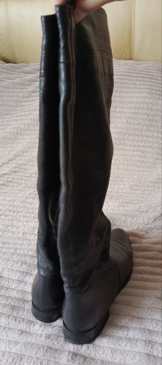 Женские сапоги высокие из натуральной кожи - Одежда в Санкт-Петербург - фото 3