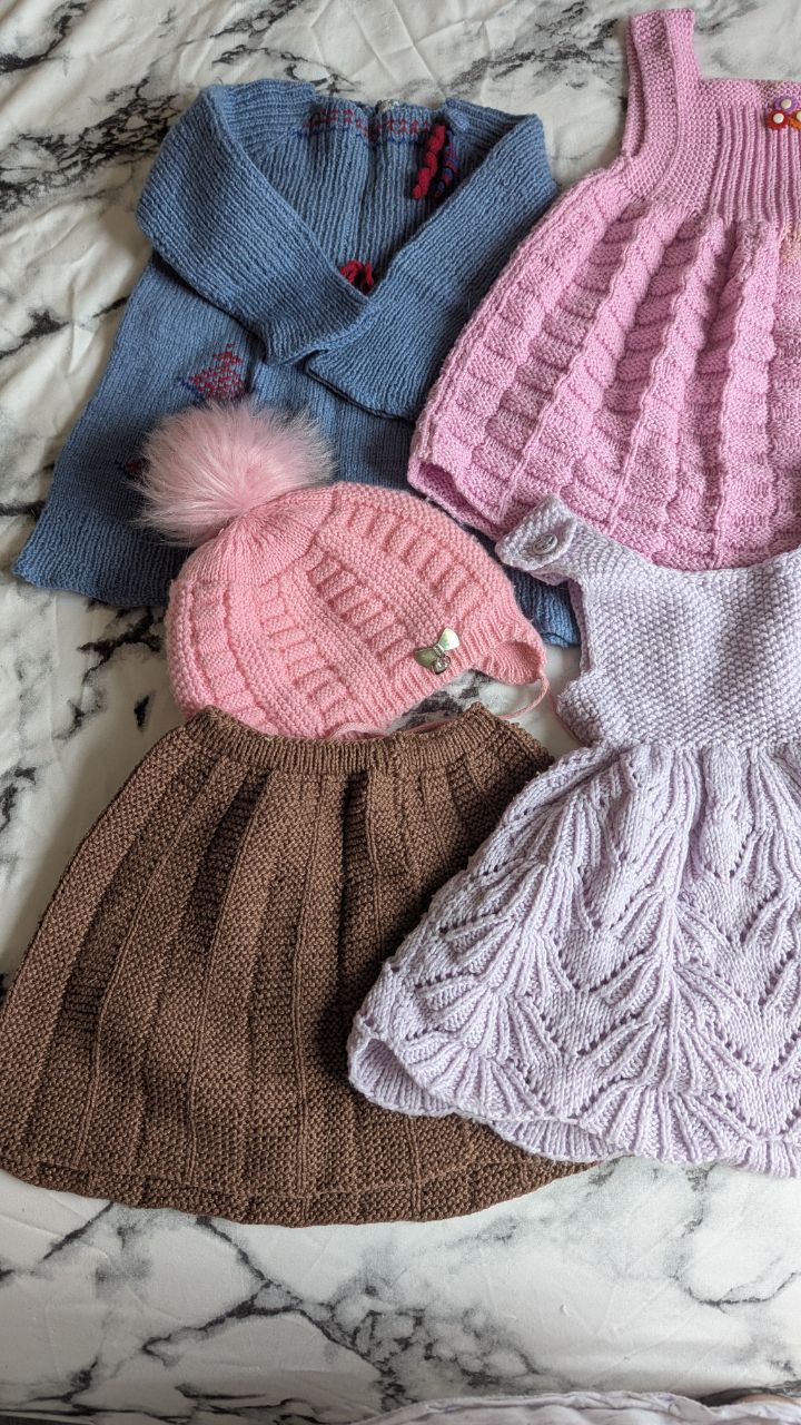 Набор вязаных вещей для девочки - Товары для детей в Санкт-Петербург - фото 2