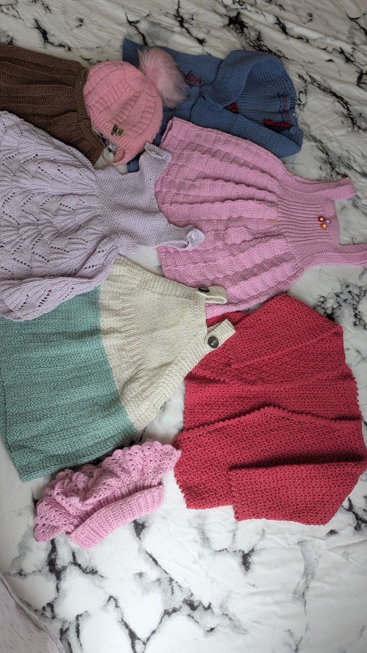 Набор вязаных вещей для девочки - Товары для детей в Санкт-Петербург - фото 5