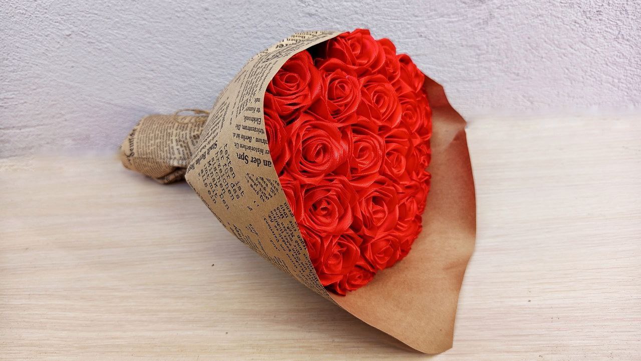 Букеты из атласных лент - Хобби и отдых в Смоленск - фото 4