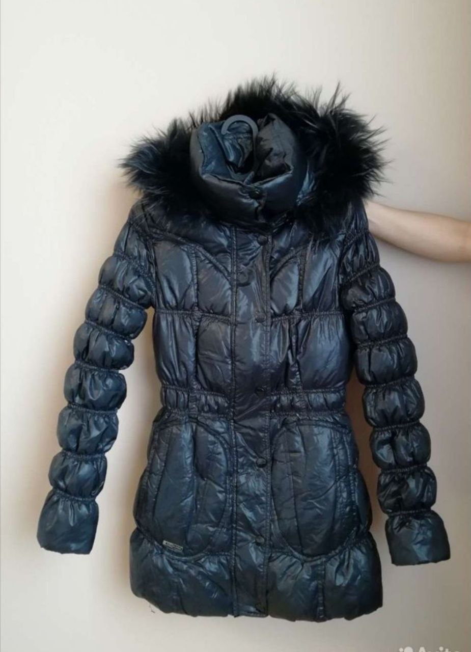Пуховик женский с натуральным мехом - Одежда в Москва - фото 3