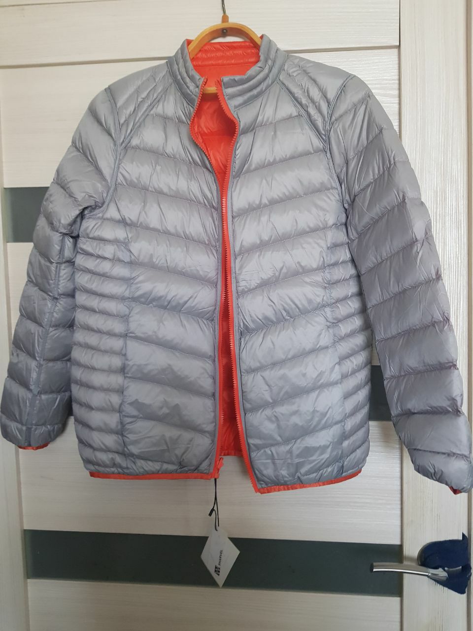 Двусторонняя куртка кирпичный/серый - Одежда в Москва