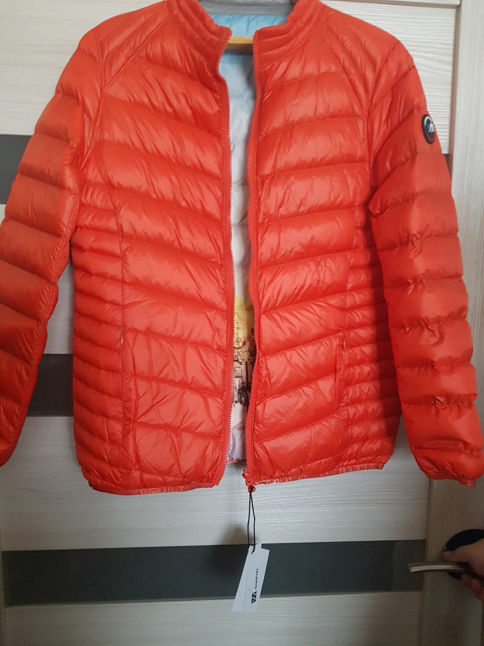 Двусторонняя куртка кирпичный/серый - Одежда в Москва - фото 4