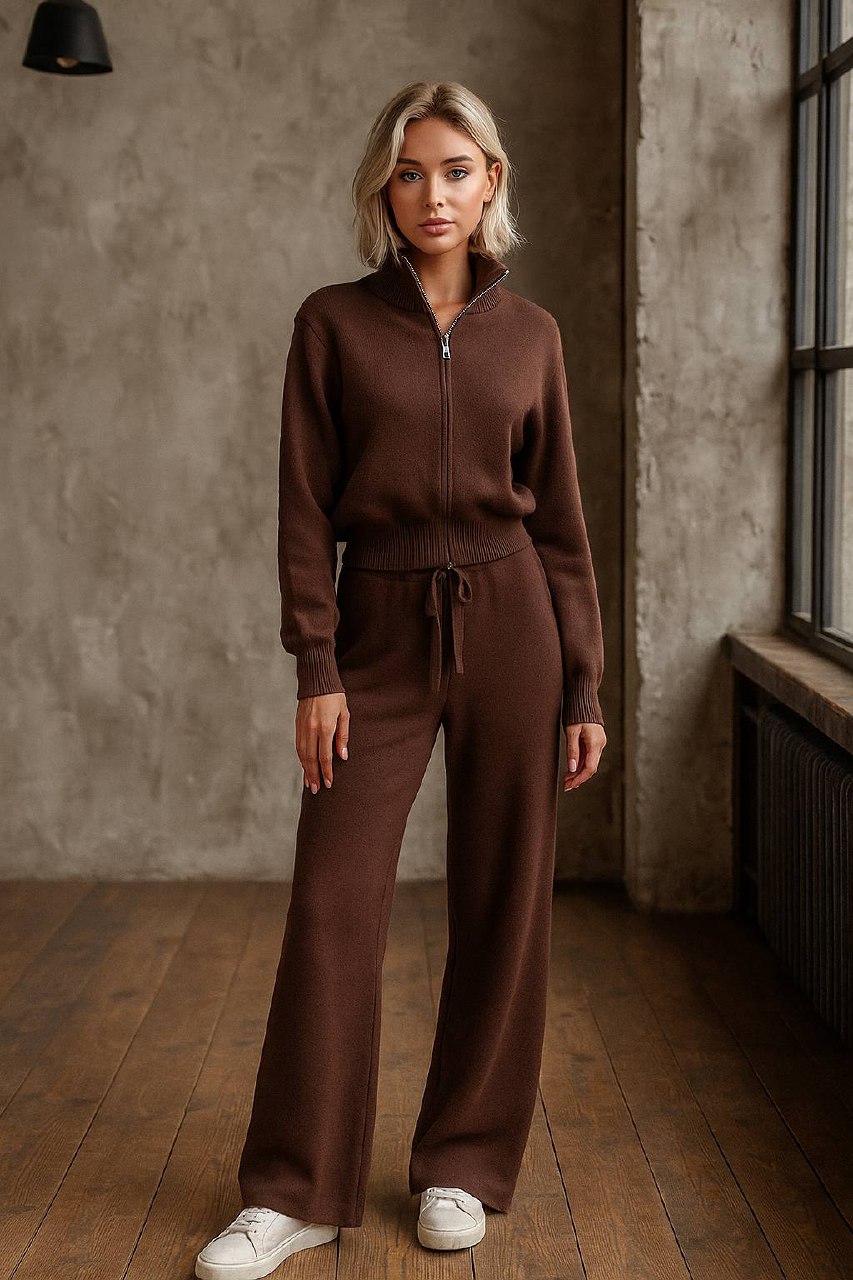 Стильный кашемировый женский костюм - Одежда в Москва - фото 2