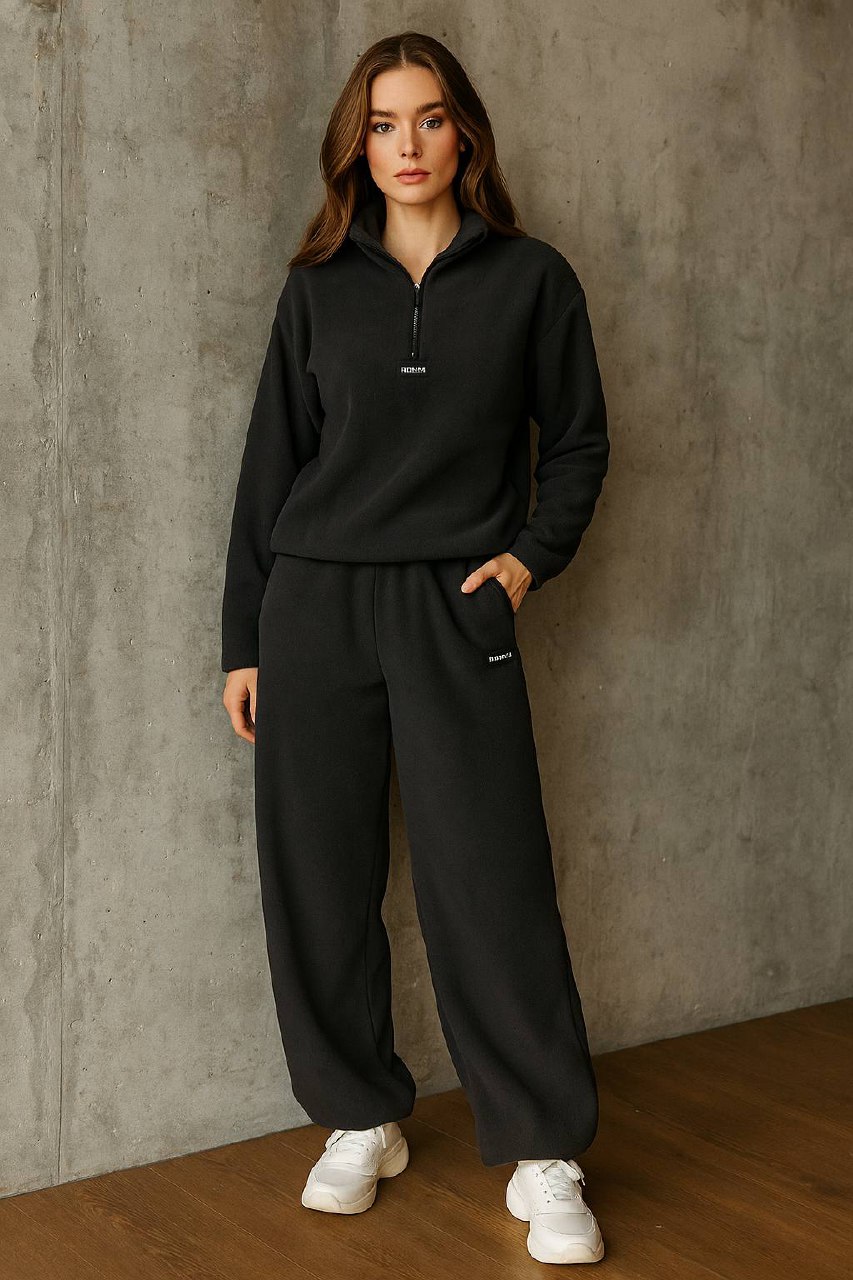 Трендовый женский двухсторонний флисовый костюм - Одежда в Долгопрудный - фото 3