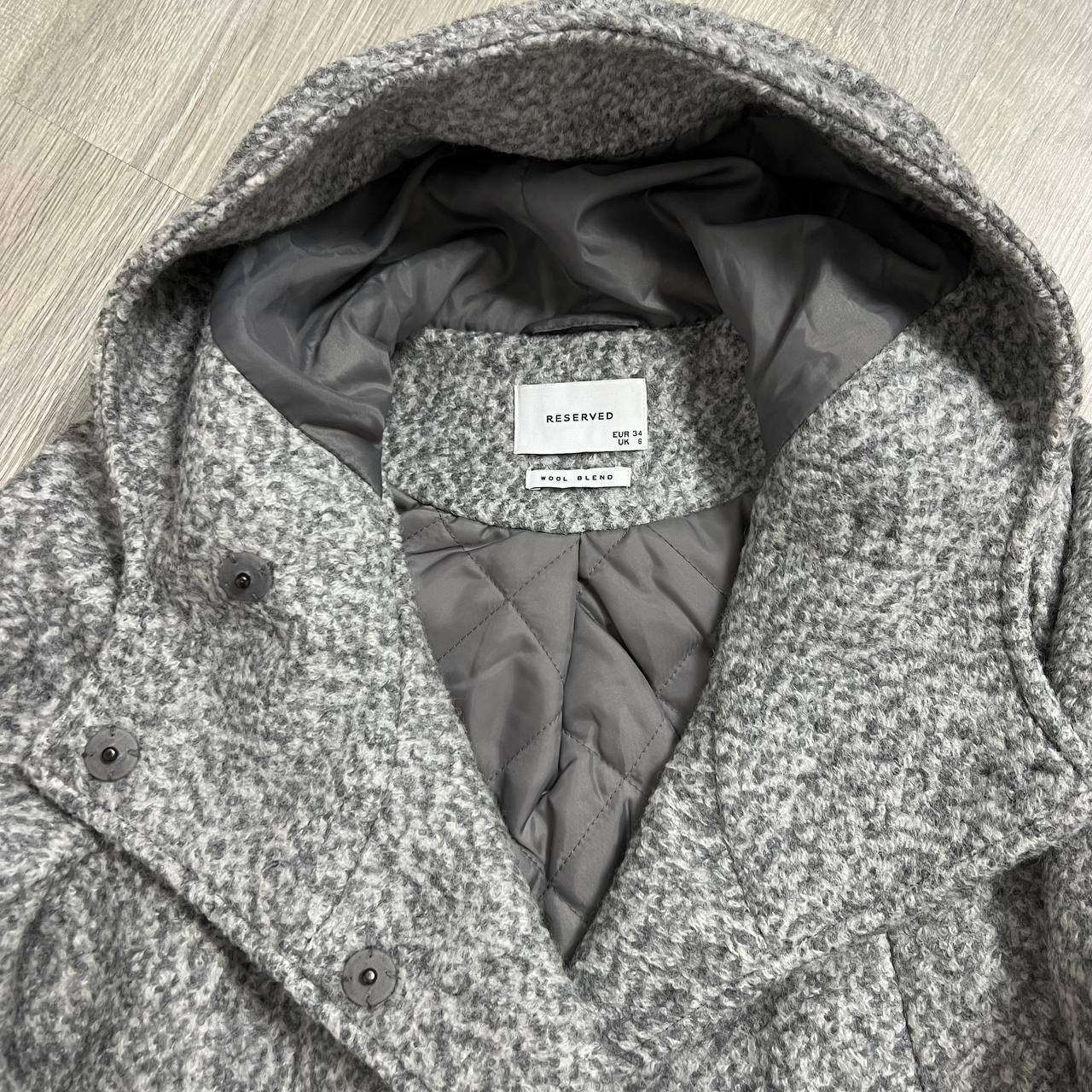 Теплое демисезонное пальто Reserved XS - Одежда в Москва - фото 5