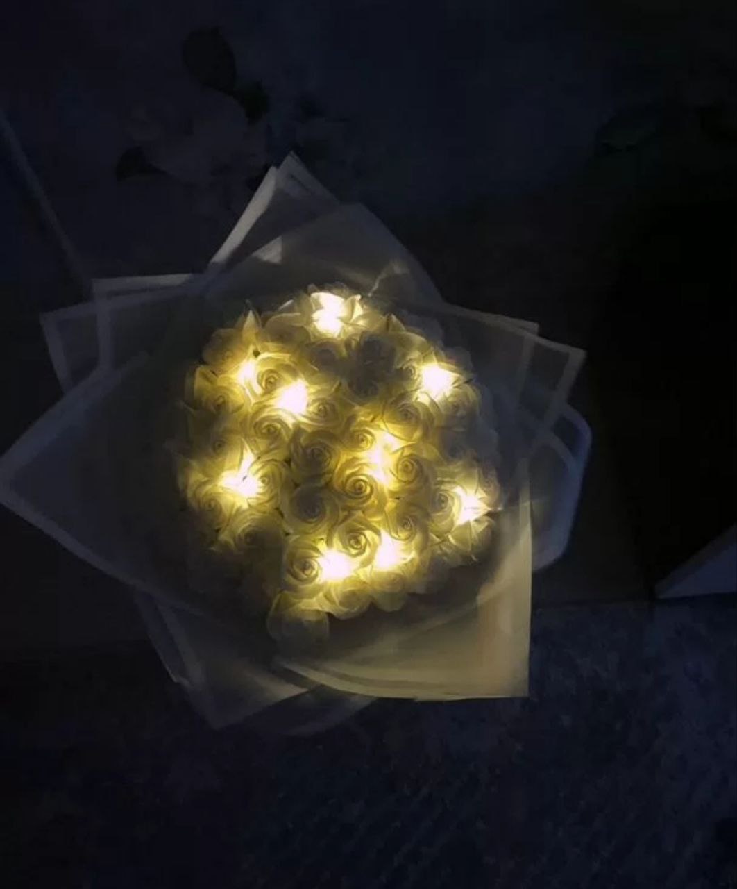 Букет из мыльных роз с подсветкой - частное объявление в Белгород