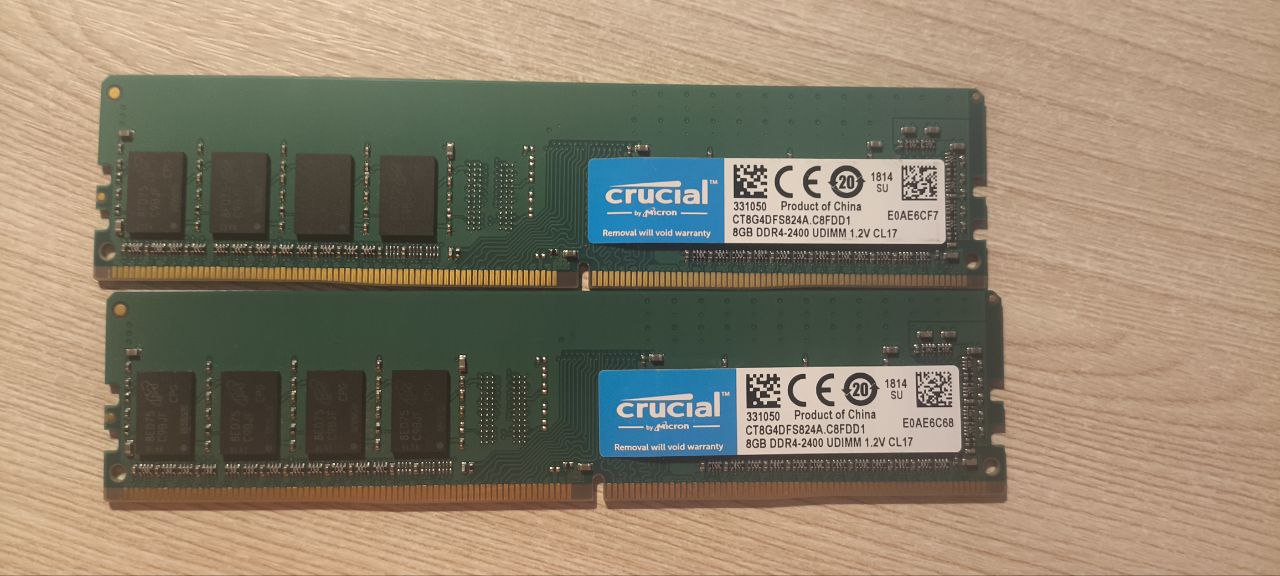 Продажа оперативной памяти DDR4 16GB - частное объявление в Белгород