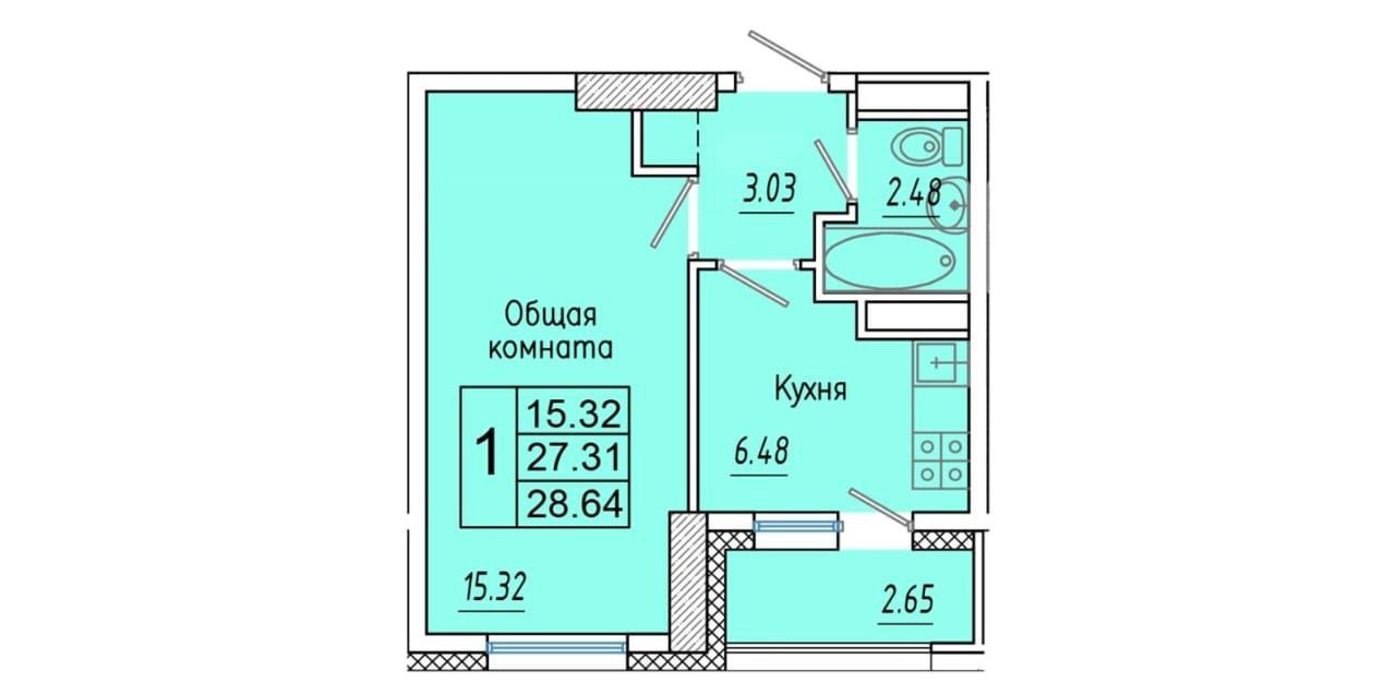 Продажа 1-комнатной квартиры по ДВИ - частное объявление в Якутск