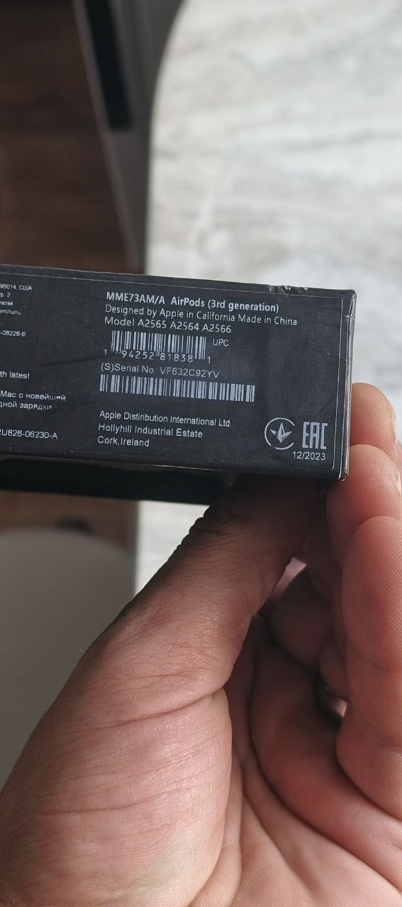 Продам Airpods 3 поколения черного цвета - Электроника в Королёв - фото 3